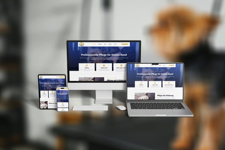 Projekt strony The Good Groomer – KB WebStudio